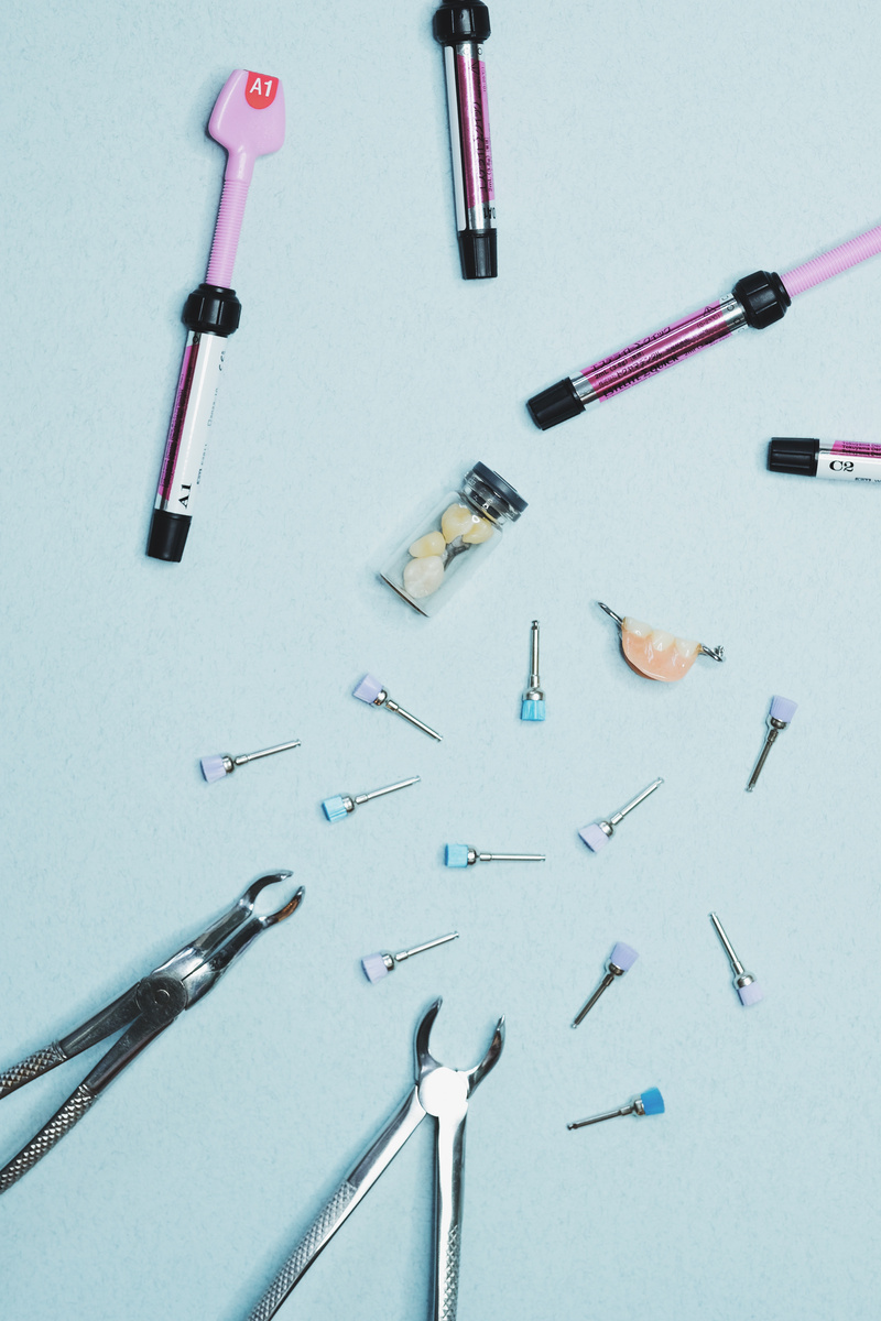 Pincers and Dentist Tools